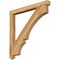 Ekena Millwork Balboa Arts & Crafts Rough Sawn Bracket, Western Red Cedar, 4"W x 48"D x 48"H BKT04X48X48BOA03RWR - alternate 1